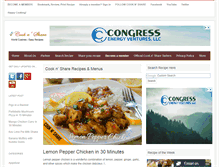 Tablet Screenshot of cooknshare.com